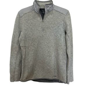 Outdoor Research wool blend fleece quarter zip pullover sweater size medium